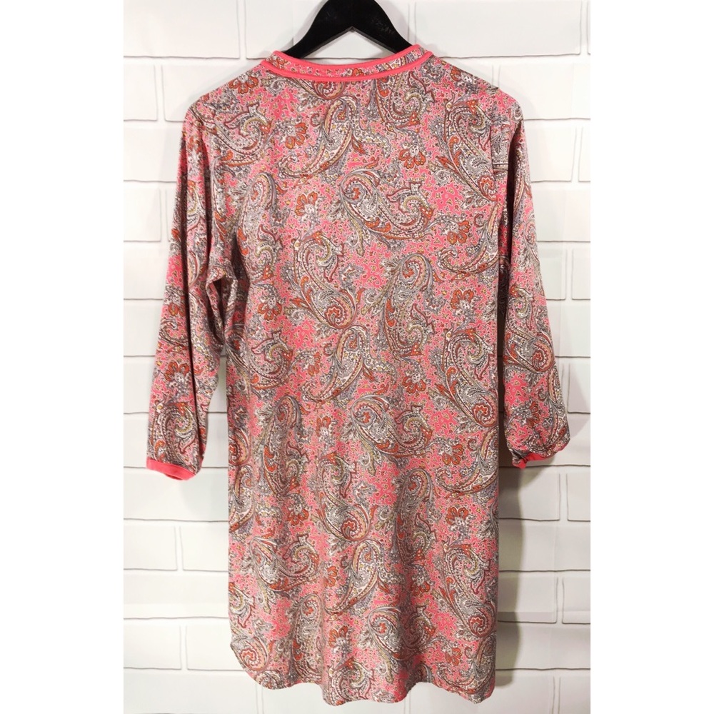 Le Chat Lingerie Paisley Soft Pajama Night Dress - Picture 4 of 5